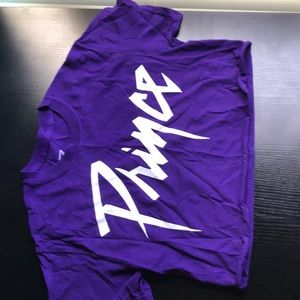 Purple Rain Prince Crop Top